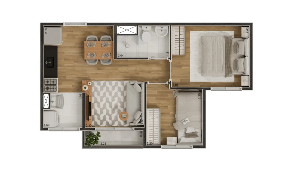 Lançamento de apartamentos no Tiquatira